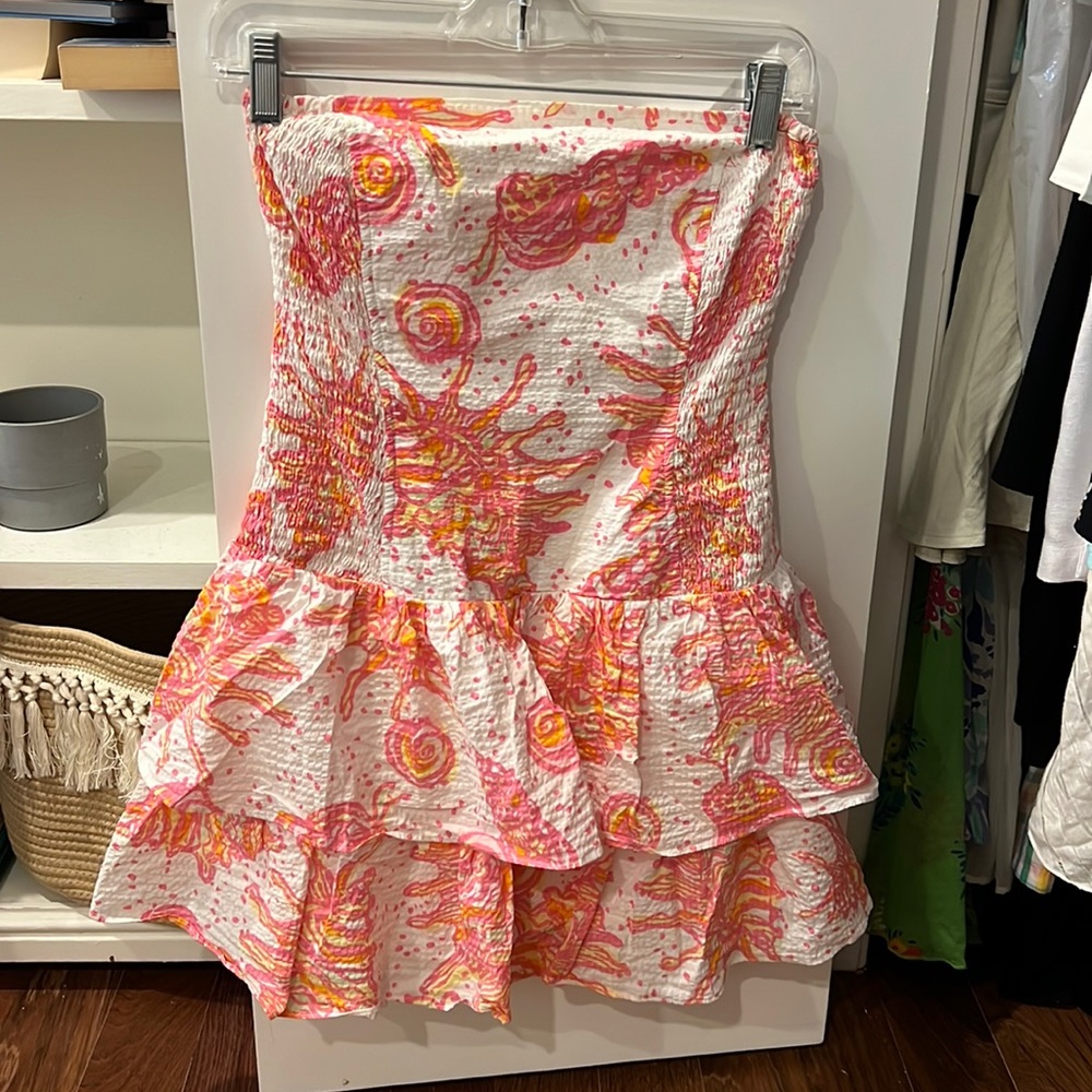 Lilly Pulitzer strapless dress